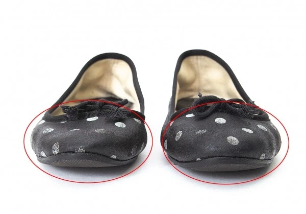 Zapatos planos a lunares repetito ~ COMME des GARCONS talla EE. UU. aproximadamente 6,5 (K-63053) Foto 3 de 4