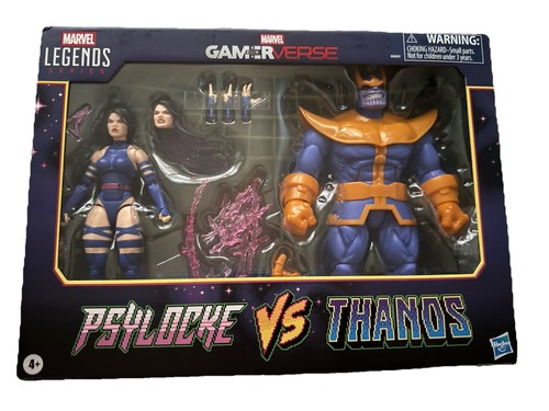Hasbro Marvel Legends Gamerverse 6" Psylocke vs Thanos 2-Pack Capcom 🎯 In Hand