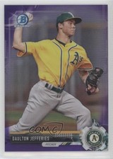 2017 Bowman Draft Chrome Purple Refractor 187/250 Daulton Jefferies #BDC-123 1b8