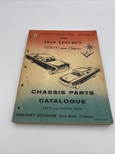 1956 1957 Lincoln Continental Mark Ii Chassis Body Parts Catalog