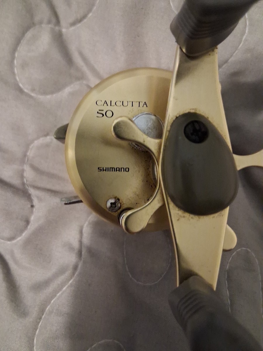 Shimano Calcutta 50 Gold Reel (Right-hand Retrieve) Round | eBay