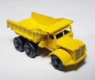 Vintage Matchbox Lesney 1-75 Series #6 Euclid Quarry Dump Truck in Yellow w/BPW