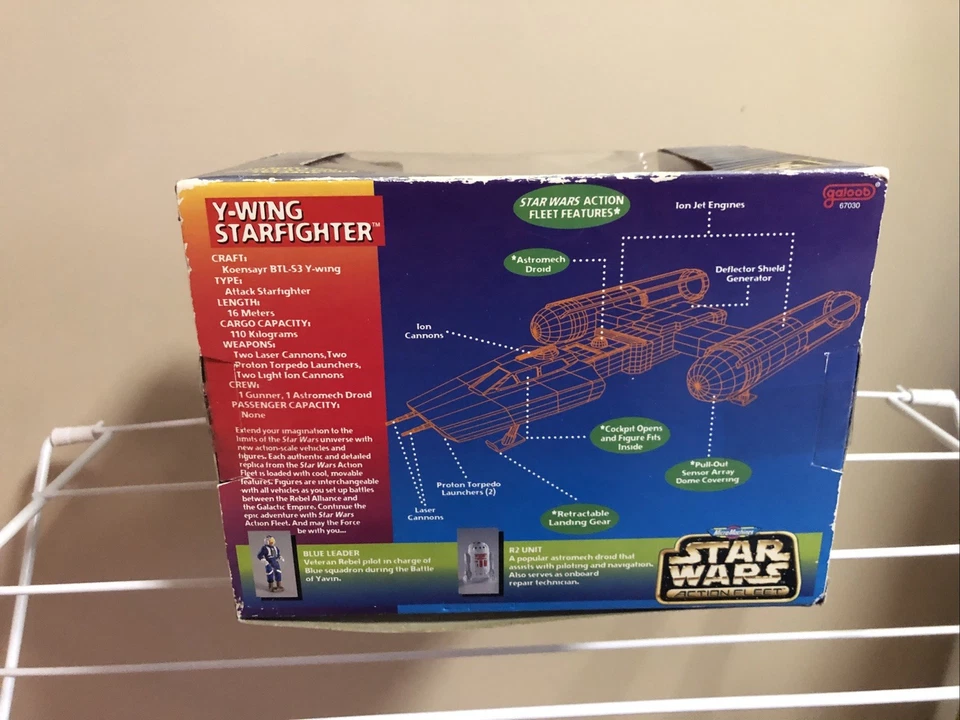 FLOTA DE ACCIÓN STAR WARS LÍDER AZUL ESCUADRÓN DE COMBATE ALA Y COLORES VARIANTE Foto 4 de 4