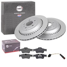ABS BREMSSCHEIBEN+ BEL&Auml;GE HINTEN passend f&uuml;r MERCEDES M GL R KLASSE W164 W251