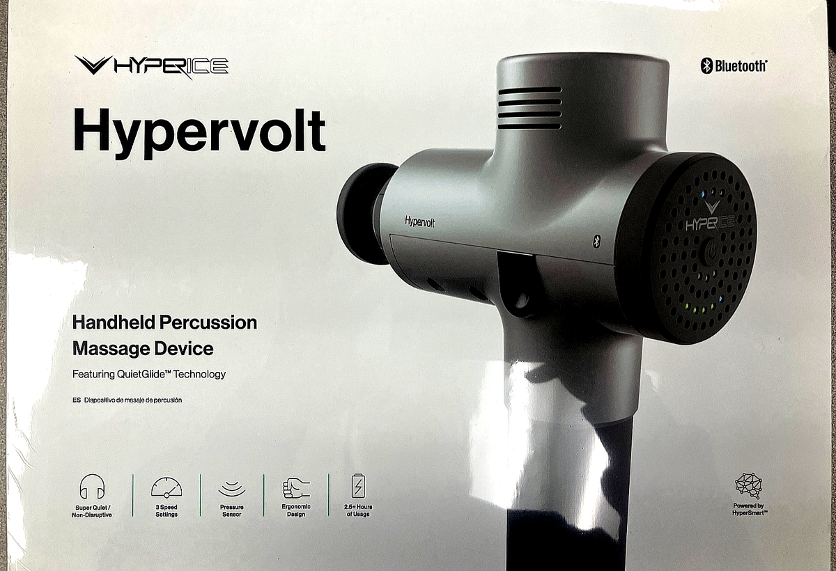 Hyperice Hypervolt Bluetooth Percussion Massage Device - Silver