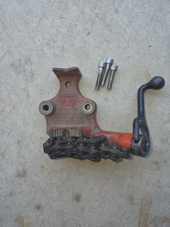 Ridgid BC 210 Bench Chain Pipe Vise 1/8" 2 1/2" Cap. 1/2'' Pipe Bending Capacity