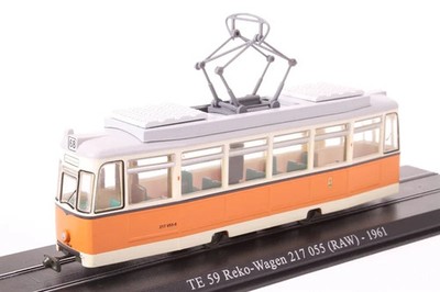 Spur HO Modelleisenbahn Vintage Personenbahn Straßenbahn Tram Train Rail