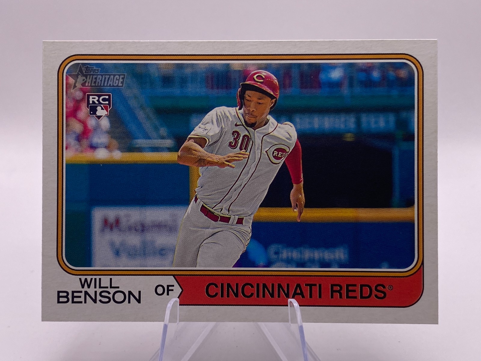 Will Benson 2023 Topps Heritage High Number #699 Cincinnati Reds ROOKIE Card MLB