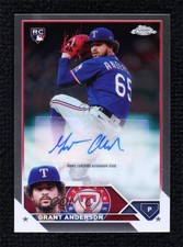 2023 Topps Chrome Update Auto Grant Anderson #AC-GAN Auto 9su