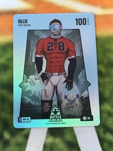 Bo Jackson Battle Arena Ollie Blue Ice Battlefoil BBF-66 RG