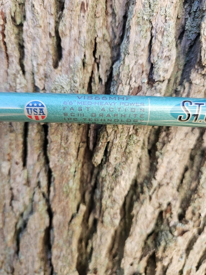 Caña de pescar giratoria en tierra St. Croix Avid VIS66MHF Foto 2 de 4