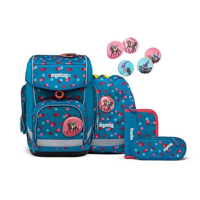 Schulranzen Mädchen Ergobag CUBO Main VoltiBär 5-teiliges Set