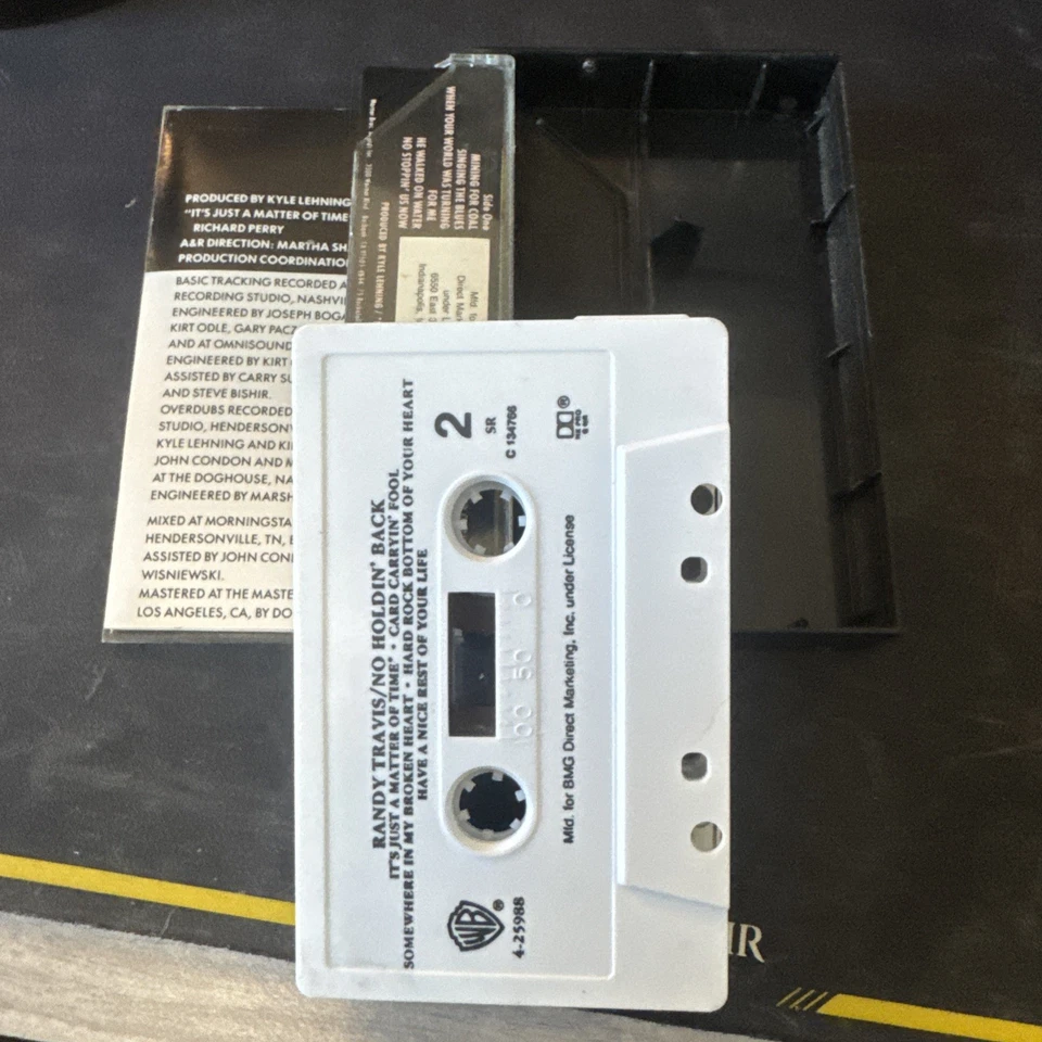 Randy Travis 6 Cassette Country Lot! No Holdin Back Always And Forever + 4 More! - Image 3 of 4