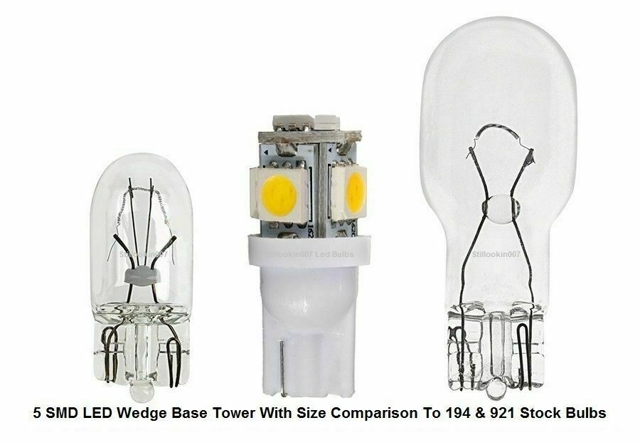 10 pack T10,T15 Wedge Bulb warm white LED for Malibu 12V AC/DC ...