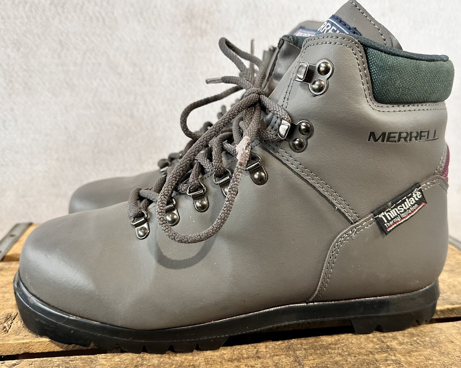 SALOMON Merrell Scarponi da Sci di Fondo Frontier Grigio Isolato NNN BC US 9 Uomo