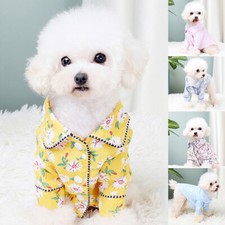 Luxury Small Medium Dog Clothes Knitted Pet Pajamas for Poodle Bichon Puppies  