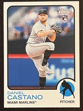 2022 TOPPS HERITAGE HIGH NUMBER DANIEL CASTANO SHORT PRINT SP ROOKIE RC #702