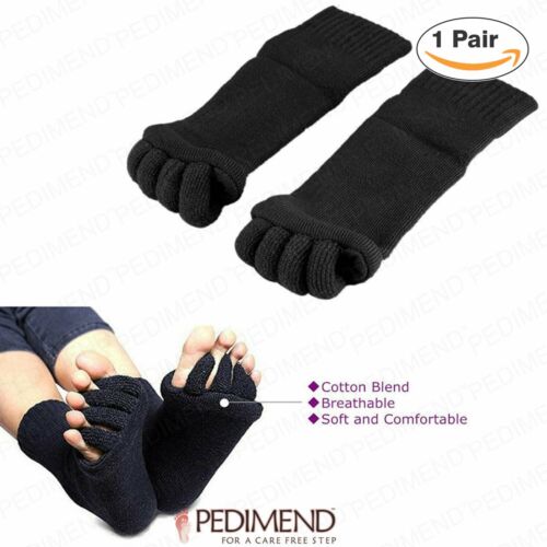 PEDIMEND Socks Massage Open Five Toe Separator- Sports Health Care Yoga Gym Foot - Picture 1 of 5