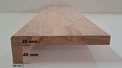 Renovierungsstufe Fensterbank Treppenstufe Eiche Massiv 40 mm Anleimer roh