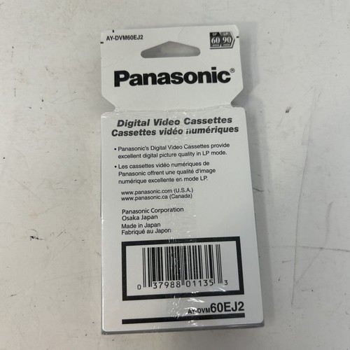 Panasonic DVC 60 (Mini DV) Digitale Videokassetten, 2er Set Neu Versiegelt - Bild 2 von 4