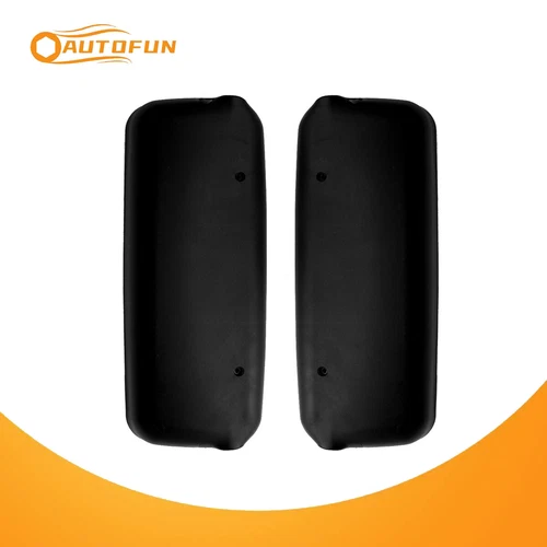 Black Door Mirror Cover Pair For Freightliner Columbia Century Left & Right Side