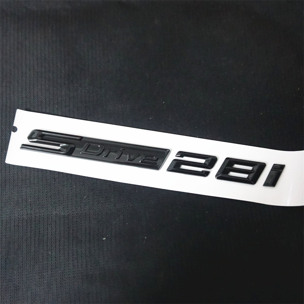 1x Glossy Black SDrive 28i Plastic Emblem Decal Badge Sticker G29 E89