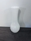 VINTAGE MILK GLASS VASE 6.5” EUC