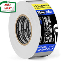 Professional Grade Aluminum Foil Tape - High Temperature Aluminum Tape for HVAC.