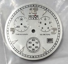 NOS Sector 155 chronograph esfera sphere 5215332112 dial watch vintage