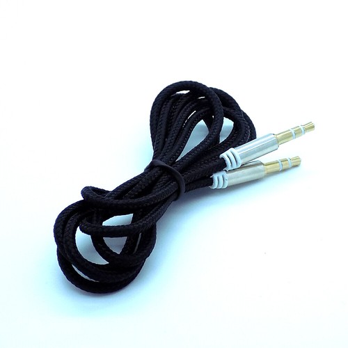 1m AUX Cable 3.5mm Jack Stereo Plug Braided Male Audio Auxiliary Lead CAR iPHONE - Picture 8 of 12
