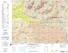 Military Topographic Map of Kandahar, Afghanistan