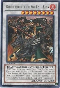 Brotherhood of the Fire Fist - Kirin - JOTL-EN042 - Rare - Unlimited Edition x3