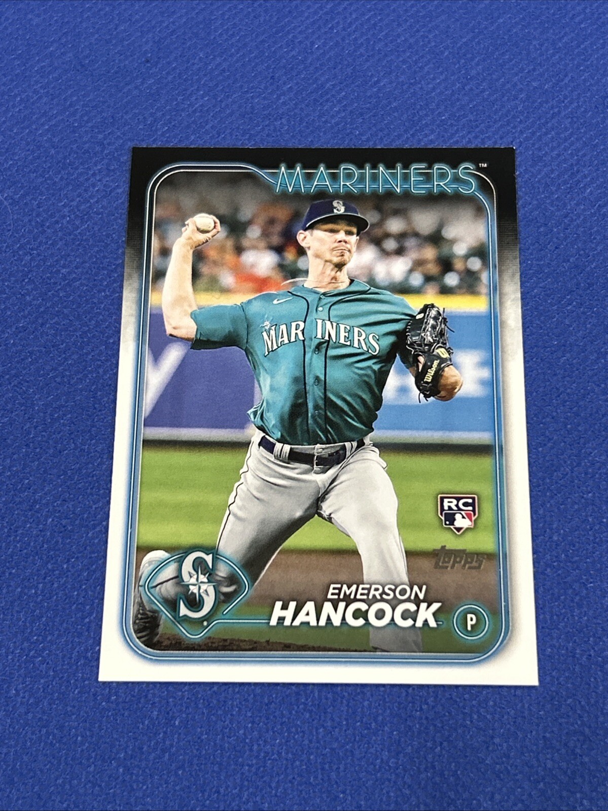 Emerson Hancock Rookie 2024 Topps Series One Card Rc #39