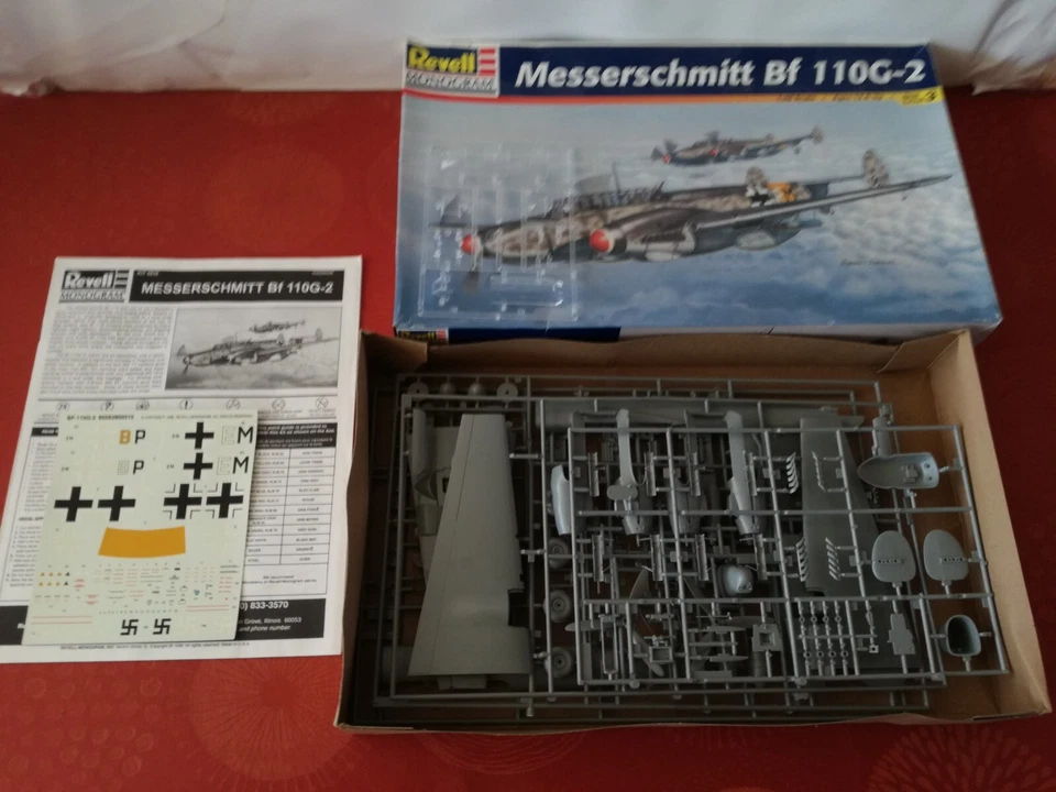 REVELL/monogram 85-5839 Messerschmitt Bf 110 G-2 KIT 1/48 - completo - Immagine 4 di 4