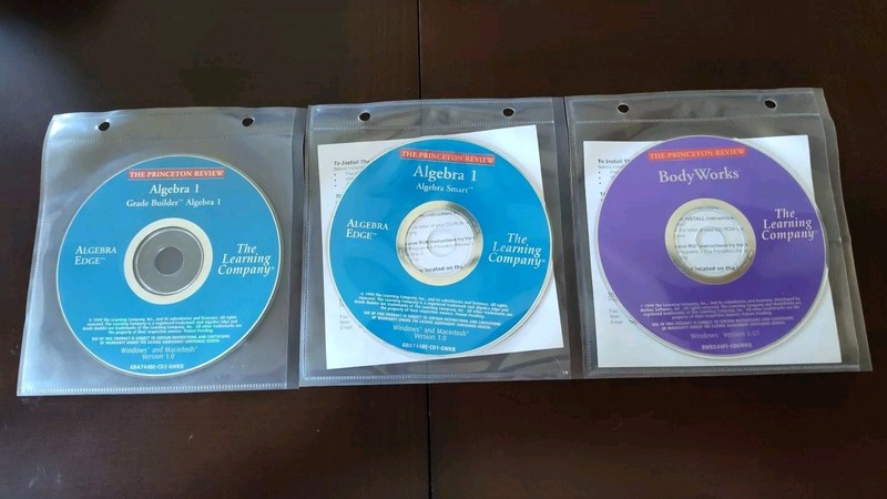 The Learning Company Princeton Review BodyWorks And Algebra 1 Discs Set Of 3