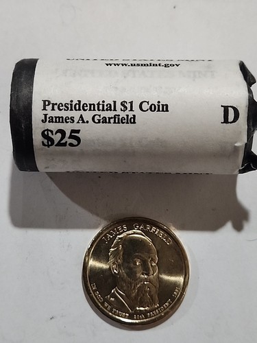 2011 D James Garfield Presidential Dollar Stempelglanz Münze US Mint - Bild 1 von 2