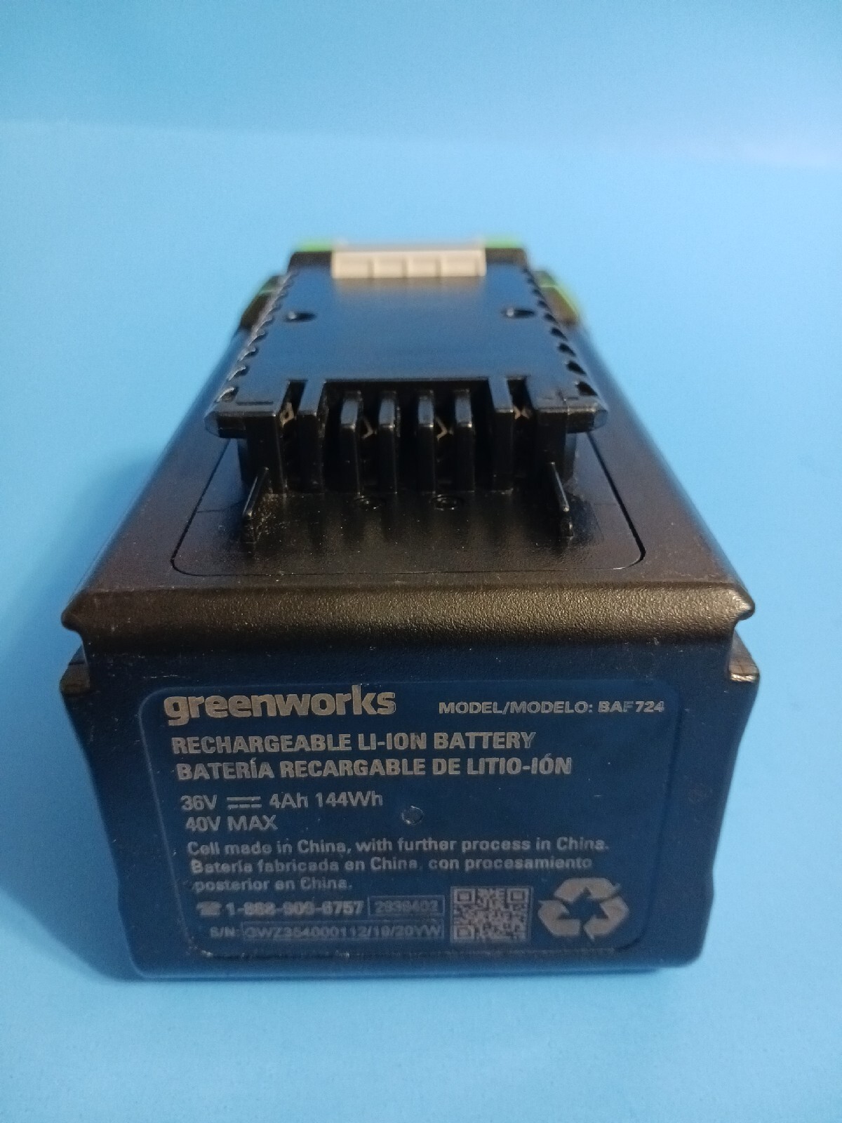 Аккумулятор greenworks baf724