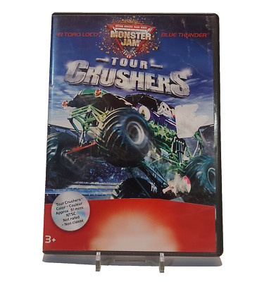 Hot Wheel DVD Monster Jam Tour Crushers El Toro Loco VS Blue Thunder