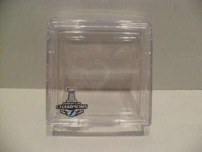 2020 TAMPA BAY LIGHTNING Stanley Cup Champions Puck Case BWC Pro Hockey Cube