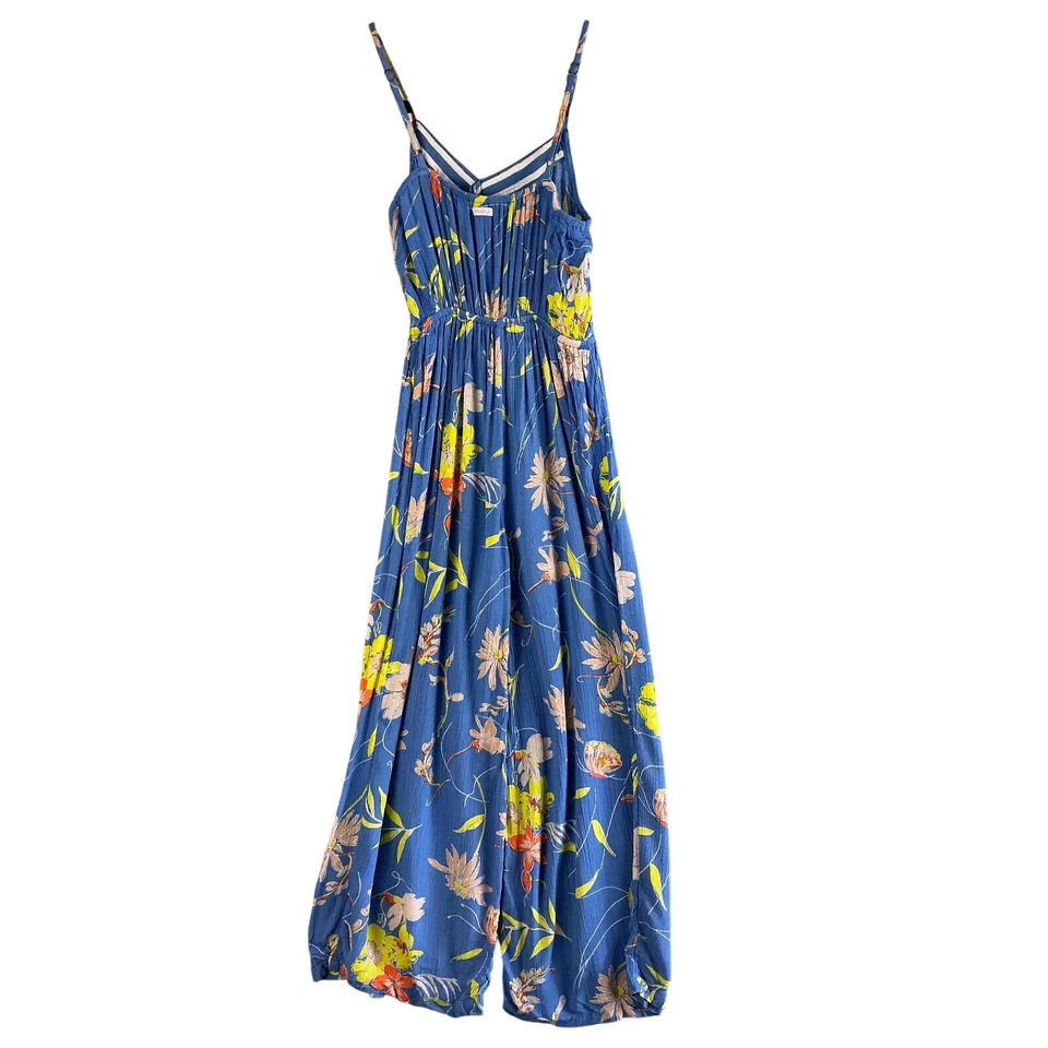 ONeill Romper Girls Small Floral V-Neck Sleeveless - Image 3 of 4