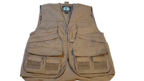Master Sportsman Khaki Fishing Hunting Outdoors Rugged Gear Vest Fathers Day XL - Picture 8 of 21