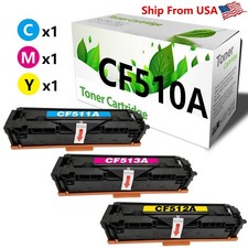 204A Toner Cartridge CF511A CF513A CF512A for M154nw 154a 180nw 3-Pack 