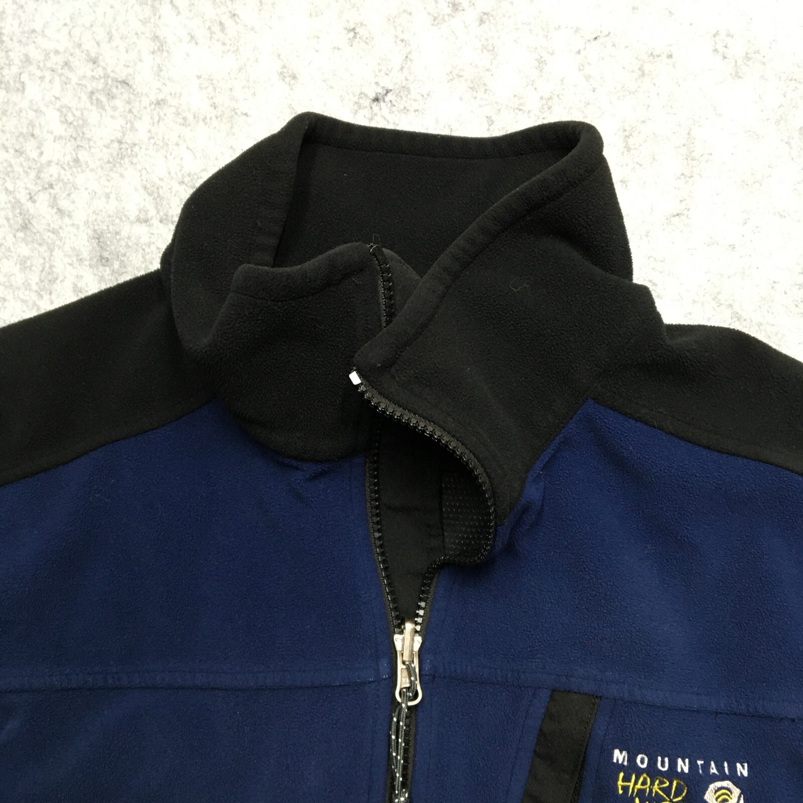 Mountain Hardwear Windstopper Fleece Vest Mens Large L Blue Windbreaker