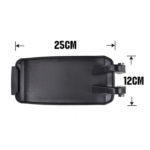 Para Audi A3 8P 2003-2012 Negro Reposabrazos Central Tapa Cubierta Cuero,Accesorios - Imagen 6 de 6