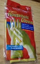 VTG NOS Clean Ones Premium Household Gloves Latex-Neoprene Size MED 1 Pair 2000