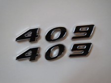 Chevrolet 409 Stroker Engine Id Fender Hood Scoop Quarter Trunk Emblems - Black Chevrolet 409 Stroker Engine Id Fender Hood Scoop Quarter Trunk Emblems - Black