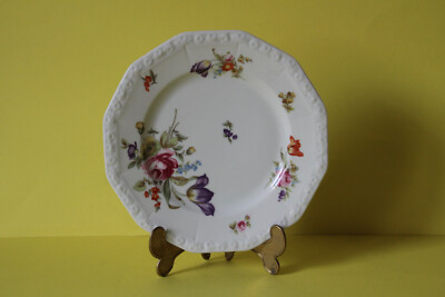 Rosenthal Classic Rose Maria Sommerstrauss Kuchenteller Teller 19,5 cm 