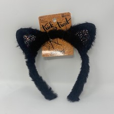 Sc nci Cat Ears Trick or Treat Headband - 1 Piece Black