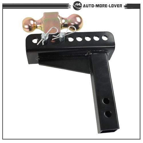 45900 2" 14000 LBS Trailer Towing Hitch Dual Ball Adjustable Channel Mount - Picture 5 of 24
