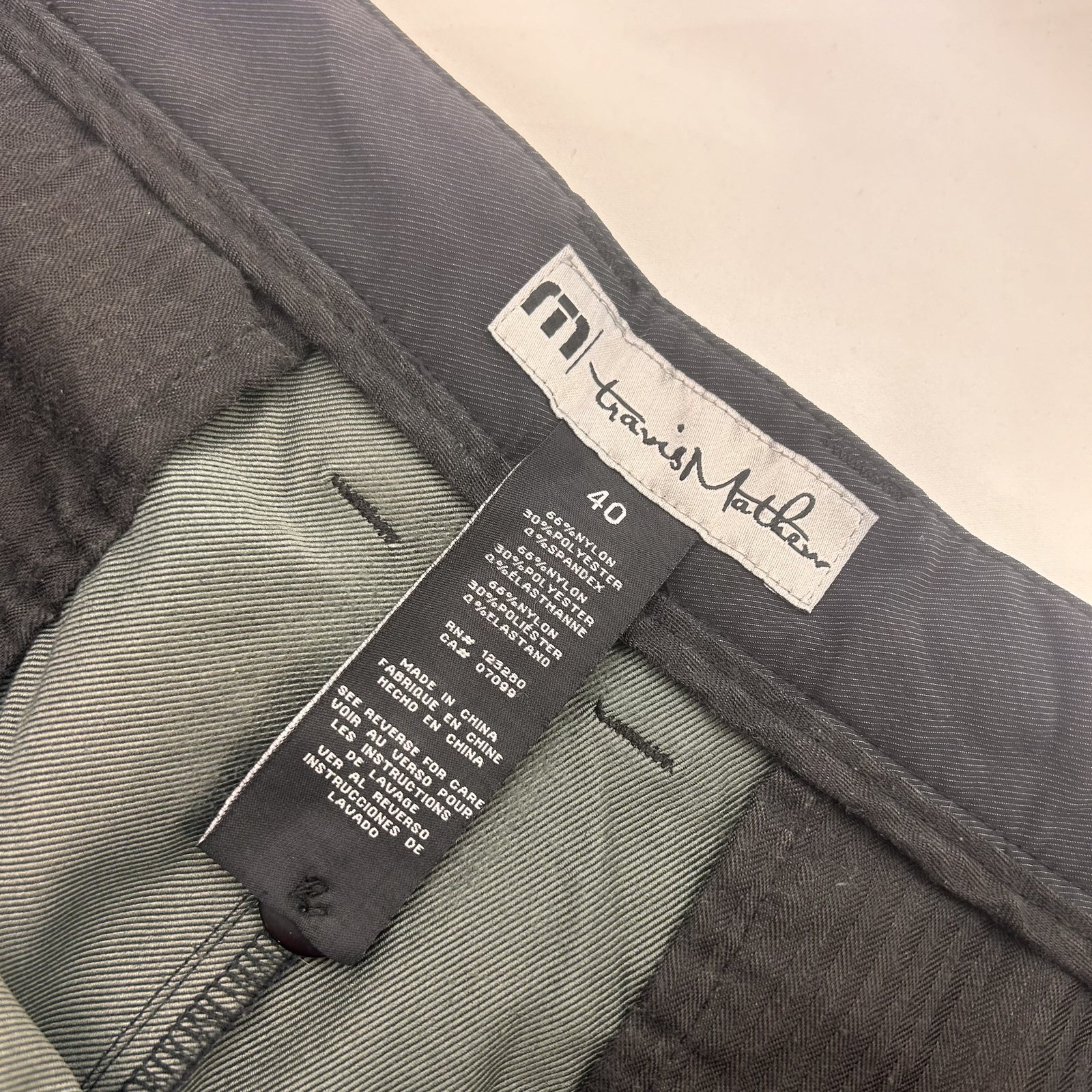 Travis Mathew Men Solid Black Nylon-Poly Blend Fl… - image 3